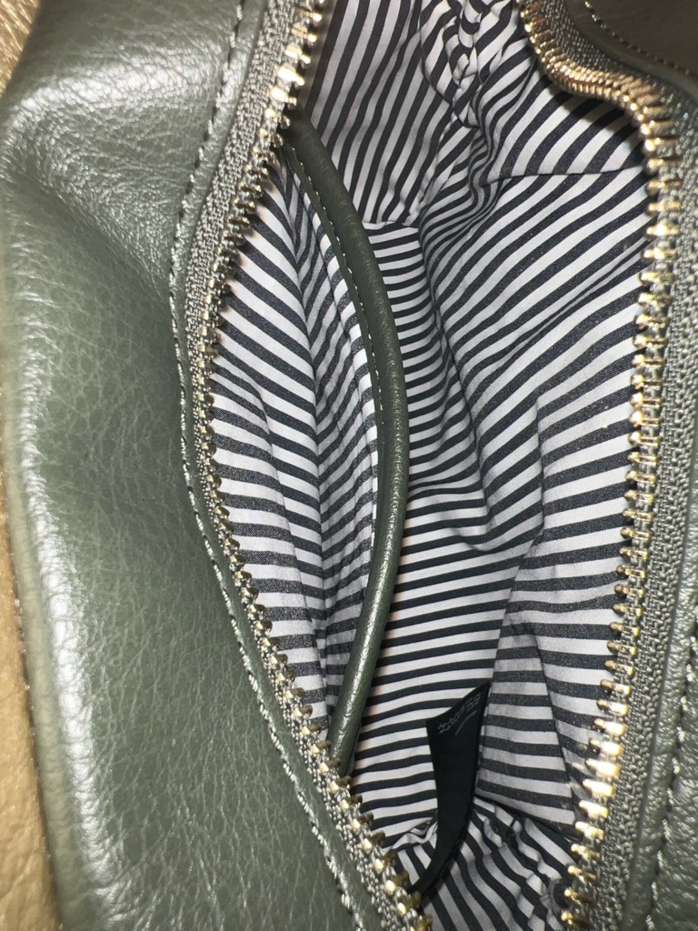 Joules Zia Vegan Leather Camera Bag - Khaki Green - Picture 13 of 16
